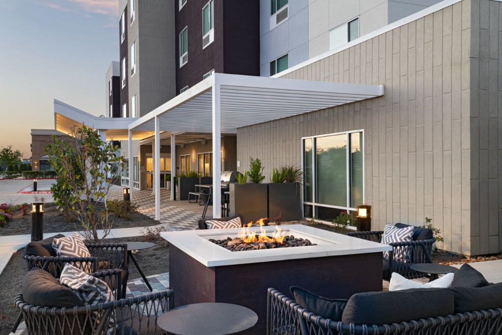 Luxury hotel exterior