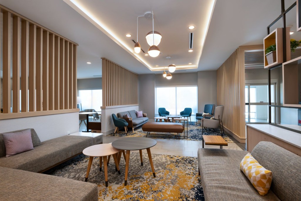 Hotel lounge interior